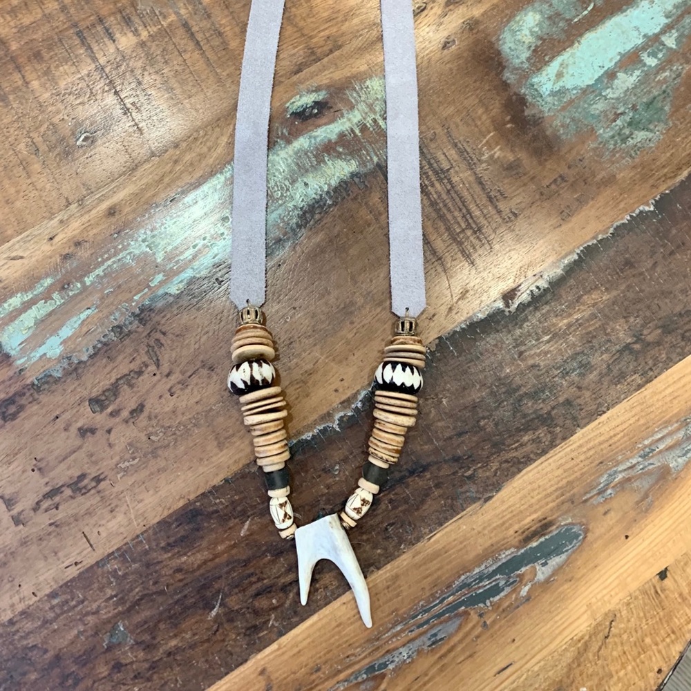 🌾Artisan Antler Fork Necklace - Picture 3 of 5